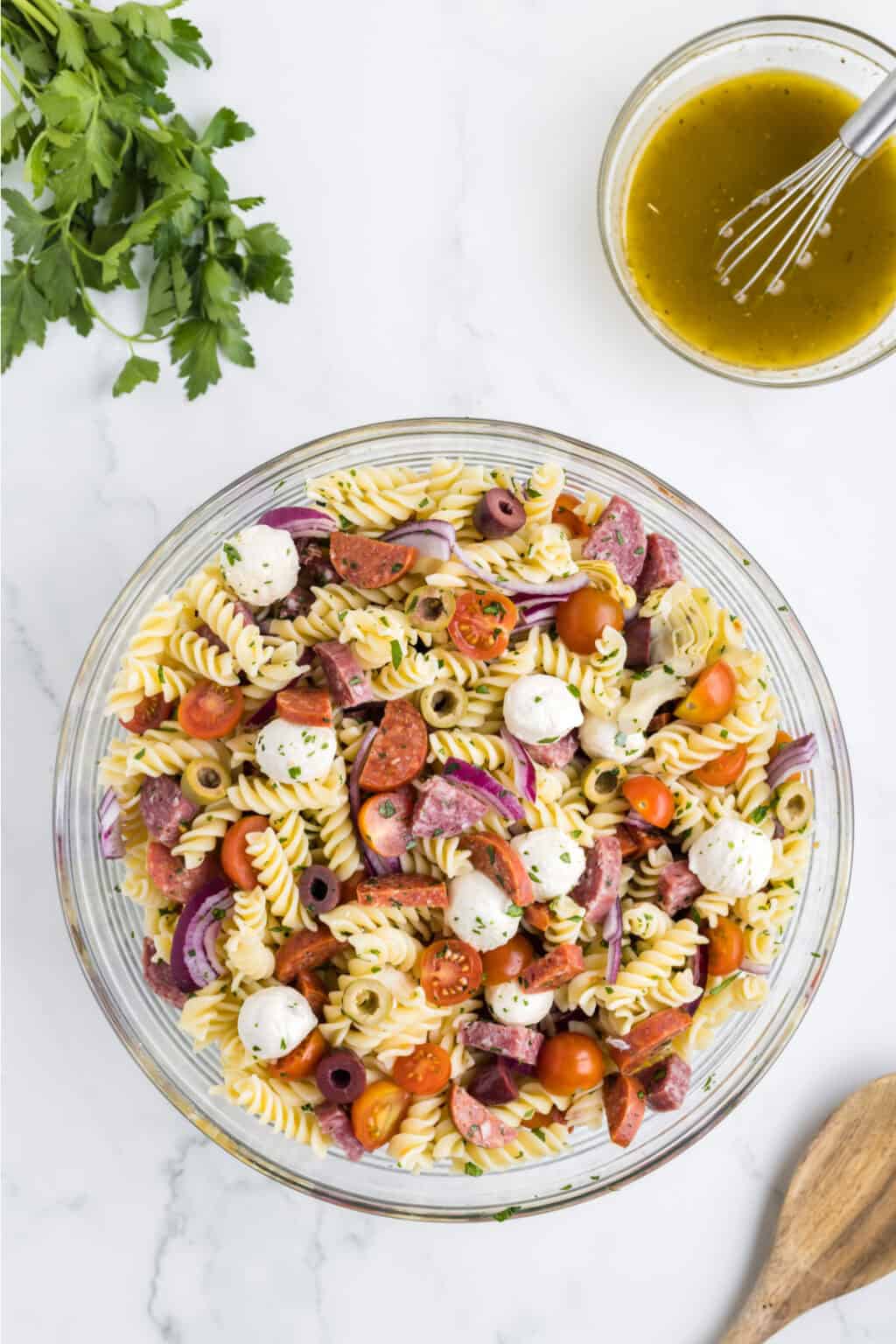 Antipasto Pasta Salad - Love Bakes Good Cakes