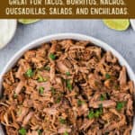 instant pot carnitas pin collage